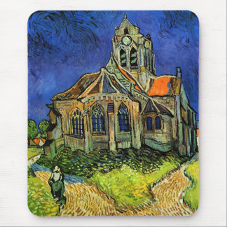 Kirche von Auvers Van Gogh Mousepad