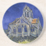 Kirche von Auvers von Van Gogh Gemälde Art Getränkeuntersetzer<br><div class="desc">Die Kirche in Auvers-sur-Oise,  Aussicht von der Chevet von Vincent van Gogh</div>