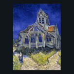 Kirche von Auvers von Van Gogh Gemälde Art Poster<br><div class="desc">Die Kirche in Auvers-sur-Oise,  Aussicht von der Chevet von Vincent van Gogh</div>