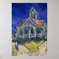 Kirche von Auvers von Van Gogh Gemälde Art