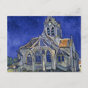 Kirche von Auvers von Van Gogh Gemälde Art Postkarte