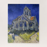 Kirche von Auvers von Van Gogh Gemälde Art Puzzle<br><div class="desc">Die Kirche in Auvers-sur-Oise,  Aussicht von der Chevet von Vincent van Gogh</div>
