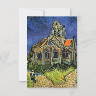 Kirche von Auvers von Vincent van Gogh Hochzeit Save The Date