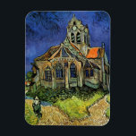 Kirche von Auvers von Vincent van Gogh Magnet<br><div class="desc">Die Kirche von Auvers von Vincent van Gogh ist ein Vintages architektonisches Post-Impressionismus der bildenden Kunst. Von außen hat man einen Blick auf eine Kirche mit Buntglasfenstern und auf einem Kopfsteinpflasterweg eine Figur, die zur Kapelle führt. Über den Künstler: Vincent Willem van Gogh (1853-1890) war einer der berühmtesten postimpressionistischen Maler...</div>