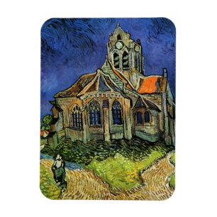 Kirche von Auvers von Vincent van Gogh Magnet