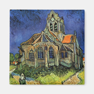 Kirche von Auvers von Vincent van Gogh Magnet