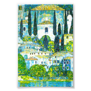 Kirche von Cassone Gustav Klimt Fotodruck