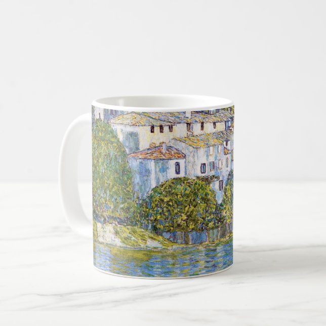 Kirche von Cassone, Gustav Klimt Kaffeetasse (Vorderseite Links)
