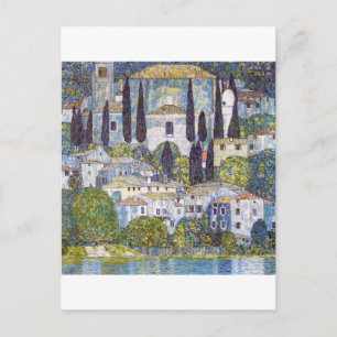 Kirche von Cassone, Gustav Klimt Postkarte