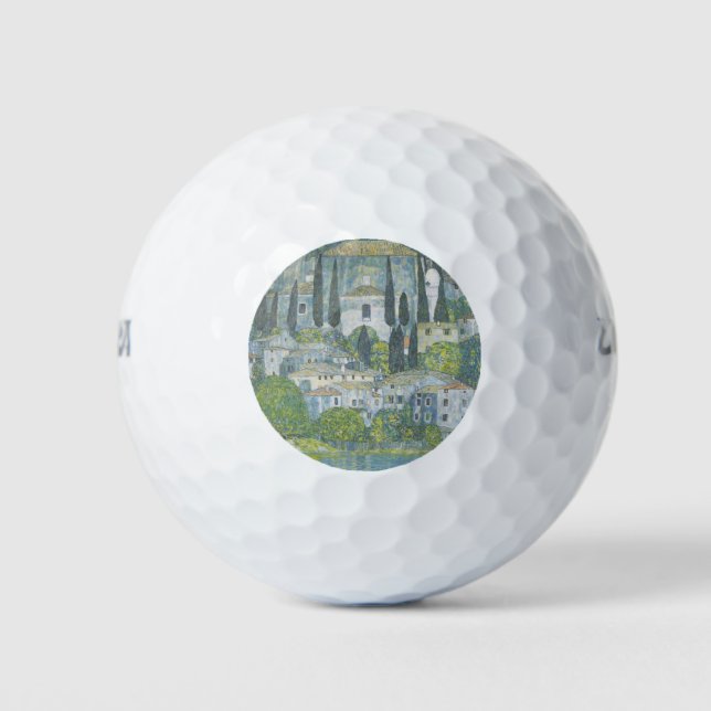 Kirche von Cassone (Italienische Landschaft) Vinta Golfball (Vorderseite)