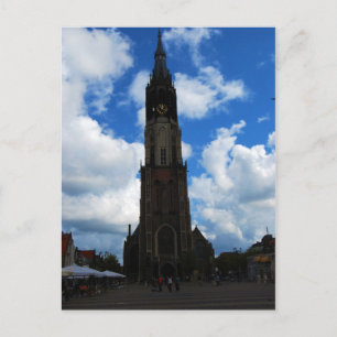 Kirche von Delft Postkarte