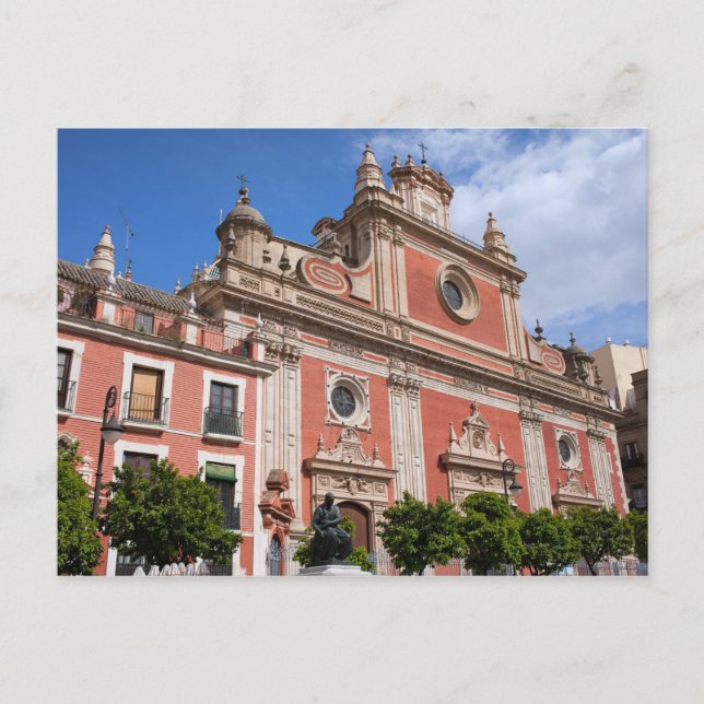 Kirche von El Salvador in Sevilla Postkarte (Vorderseite)