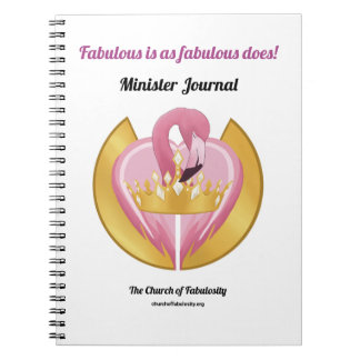 Kirche von Fabulosity Minister Journal Notizblock