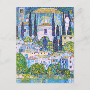 Kirche von Gustav Klimt in Cassone Postkarte