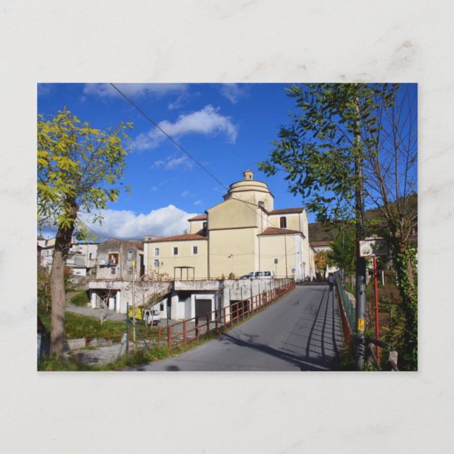 Kirche von Laino Borgo Postkarte (Vorderseite)