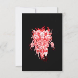 Kirche von Satan Geschenk Alles Hageziege Satanic  Dankeskarte