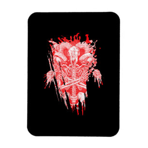 Kirche von Satan Geschenk Alles Hageziege Satanic  Magnet