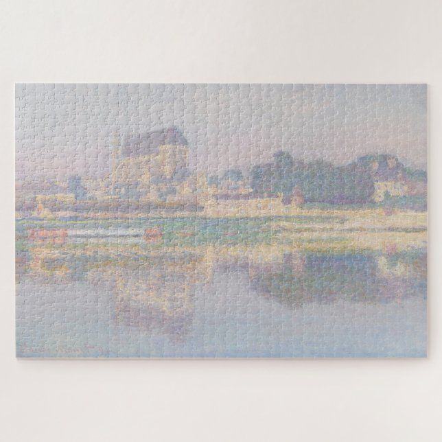 Kirche von Vernon im Sonnenlicht Puzzle (Horizontal)