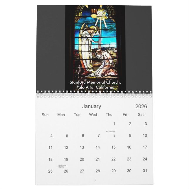 Kirche Windows Kalender (Jan 2026)