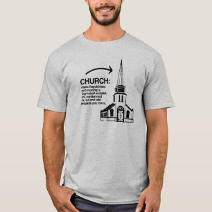 KIRCHE - WO REPUBLIKANER GEHEN ANZUBETEN T-Shirt
