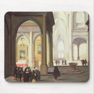 Kirchen-Innenraum Mousepad
