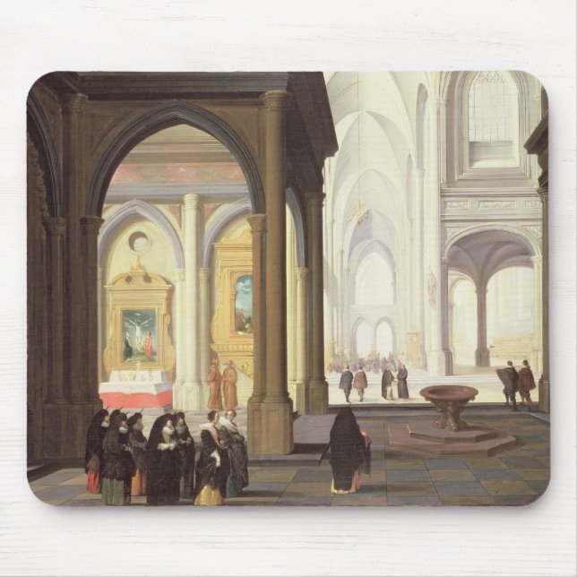 Kirchen-Innenraum Mousepad (Vorne)