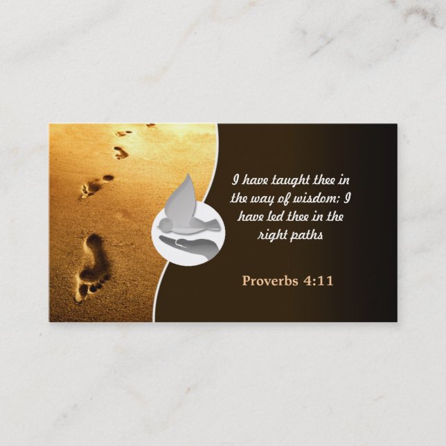 Kirchen-Lager-Visitenkarten mit Logo Visitenkarte (Vorderseite)