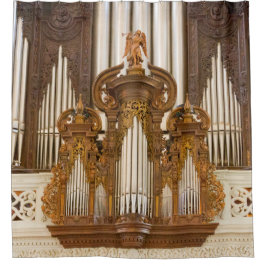 Kirchen-Orgelpfeife-Duschvorhang Duschvorhang
