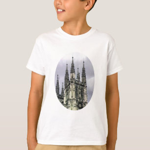 Kirchen-Spiralen O Englands Canterbury das MUSEUM T-Shirt