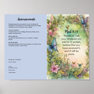 Kirchenblatt zum Download und Ausdrucken Poster