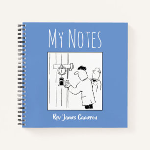 Kirchenbuch mit dem Namen des Eigentümers Notizbuch