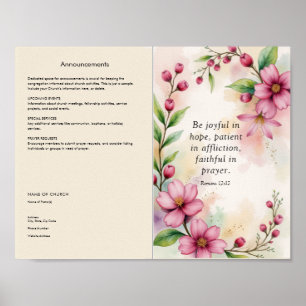 Kirchenbulletin anpassen und herunterladen poster