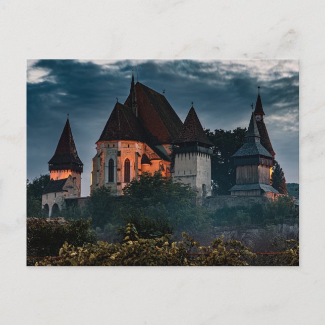 Kirchenburg Birthälm Postkarte (Vorderseite)