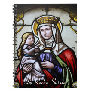 Kirchenfenster La Roche Suisse Nootbook Notizblock