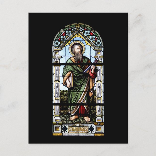 Kirchenfenster Postkarte (Vorderseite)