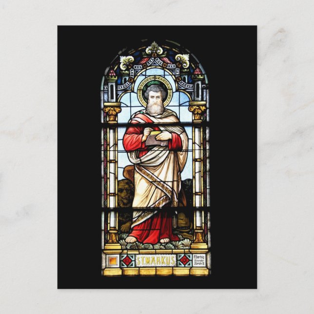 Kirchenfenster Postkarte (Vorderseite)