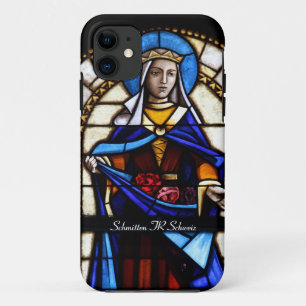 Kirchenfenster Schmitten FR Schweiz iPhone 11 Hülle