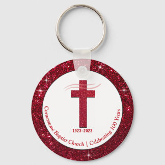 Kirchenjubiläum Souvenir Gastgeschenke Burgund Schlüsselanhänger