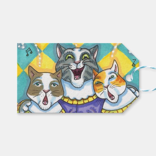 KIRCHENKATZEN UND MÄUSCHENKÖRPER GESCHENKANHÄNGER (Vorderseite (Horizontal))