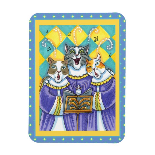 KIRCHENKATZEN UND MÄUSCHENKÖRPER MAGNET (Vertikal)