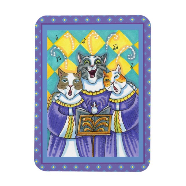 KIRCHENKATZEN UND MÄUSCHENKÖRPER MAGNET (Vertikal)