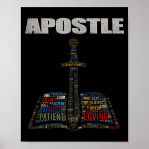 Kirchenminister Wortwolke Astle Pastor Wertschätzu Poster