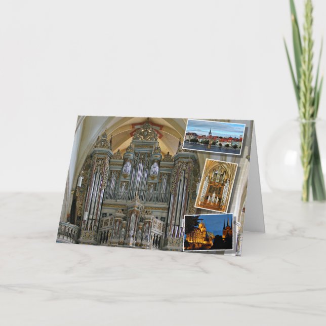Kirchenorgan Erfurts Prediger Karte (Vorderseite)