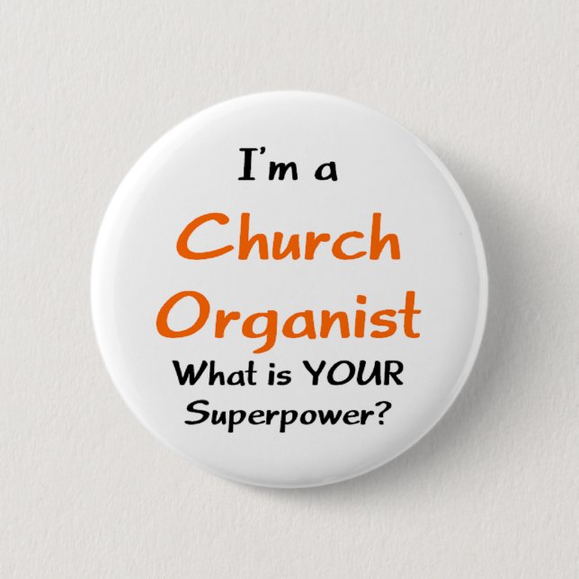 Kirchenorganisator Button (Vorderseite)