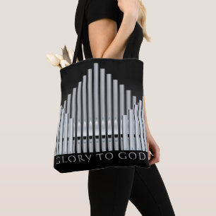 Kirchenorganist All-Over-Print-Tasche, Schultertas