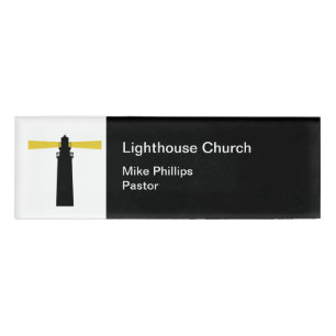 Kirchenpfarrer und Clergy-Namen-Tags Namenschild