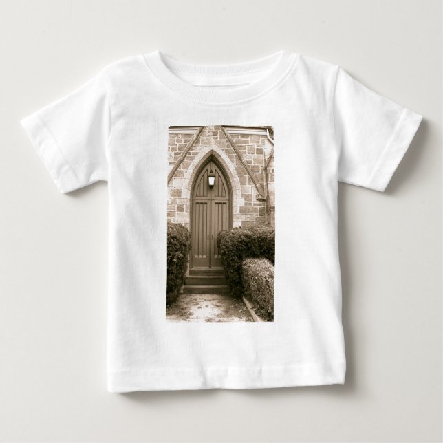 Kirchentür Baby T-shirt (Vorderseite)