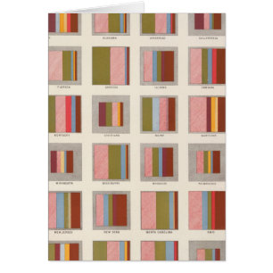 Kirchenunterkunft, Statistischer US-Lithograph