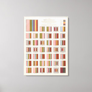 Kirchenunterkunft, Statistischer US-Lithograph Leinwanddruck