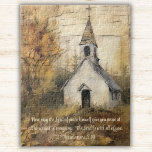 Kirchenwoods Watercolor-Schrift Religiös Puzzle<br><div class="desc">Eine Landkirche, die während des Wasserfarbenpuzzles im Wald versteckt ist, ist ideal für ein Christliches Geschenk. Dieses faszinierende Puzzle besticht durch eine ruhige Szene, die den Herbstfarben mit der Schönheit einer friedlichen Landkirche im Wald gegenübersteht. Wenn du dieses Rätsel zusammenbaust, lass dir deinen Glauben hochzuheben, da es einen Bibelvers von...</div>